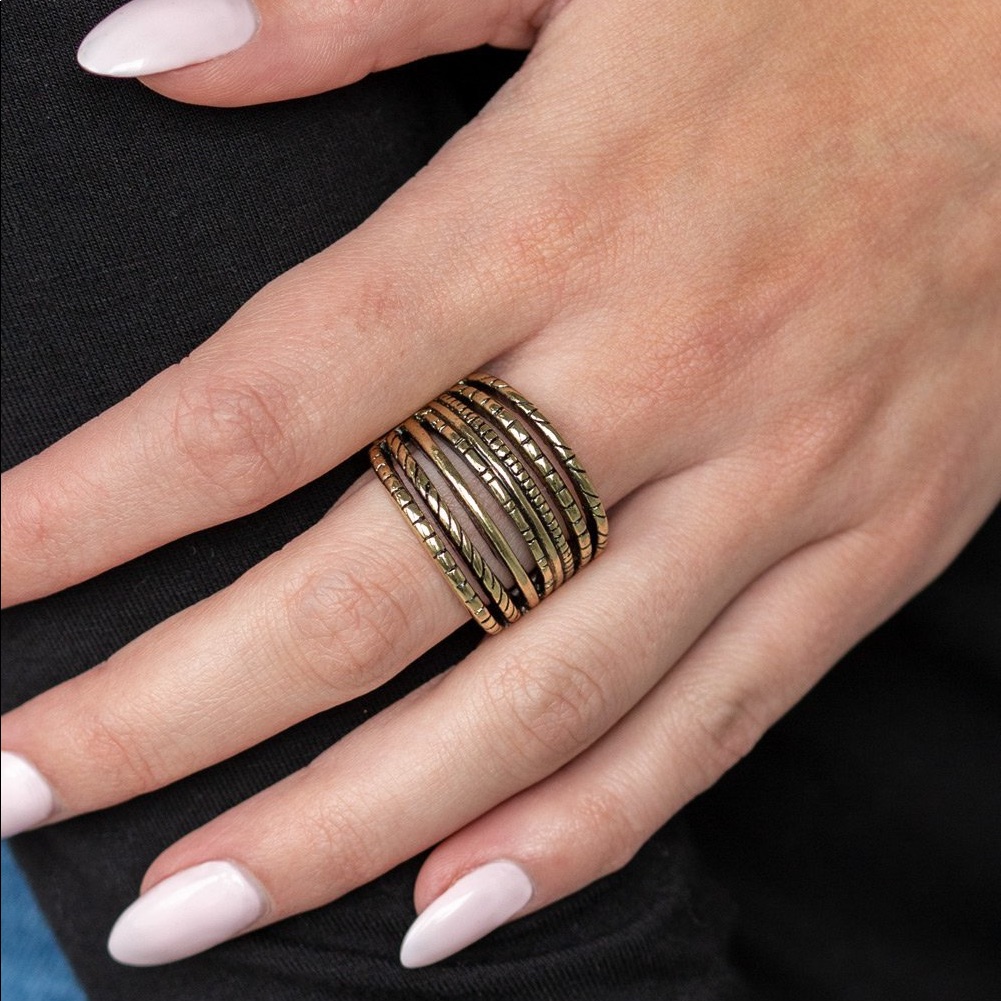 5/$25 Basic Maverick Brass Ring